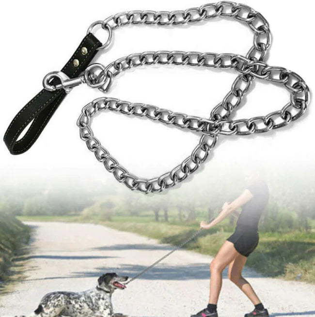 1.2m Metal Chain Dog Lead